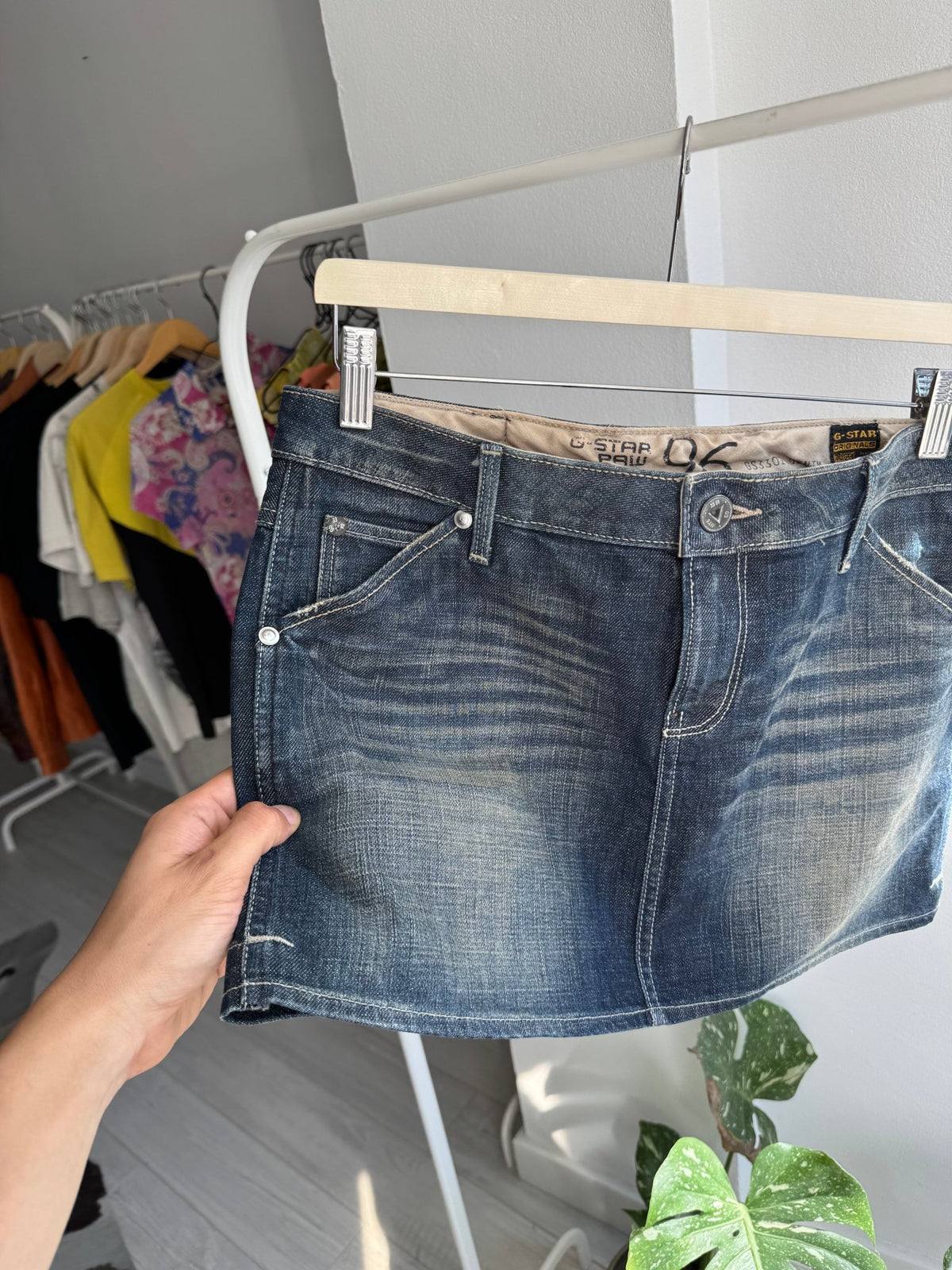 ☀️ Fustă Mini Buckleback Y2K G-Star Raw – US 29 Damă (M) - anbracaminte