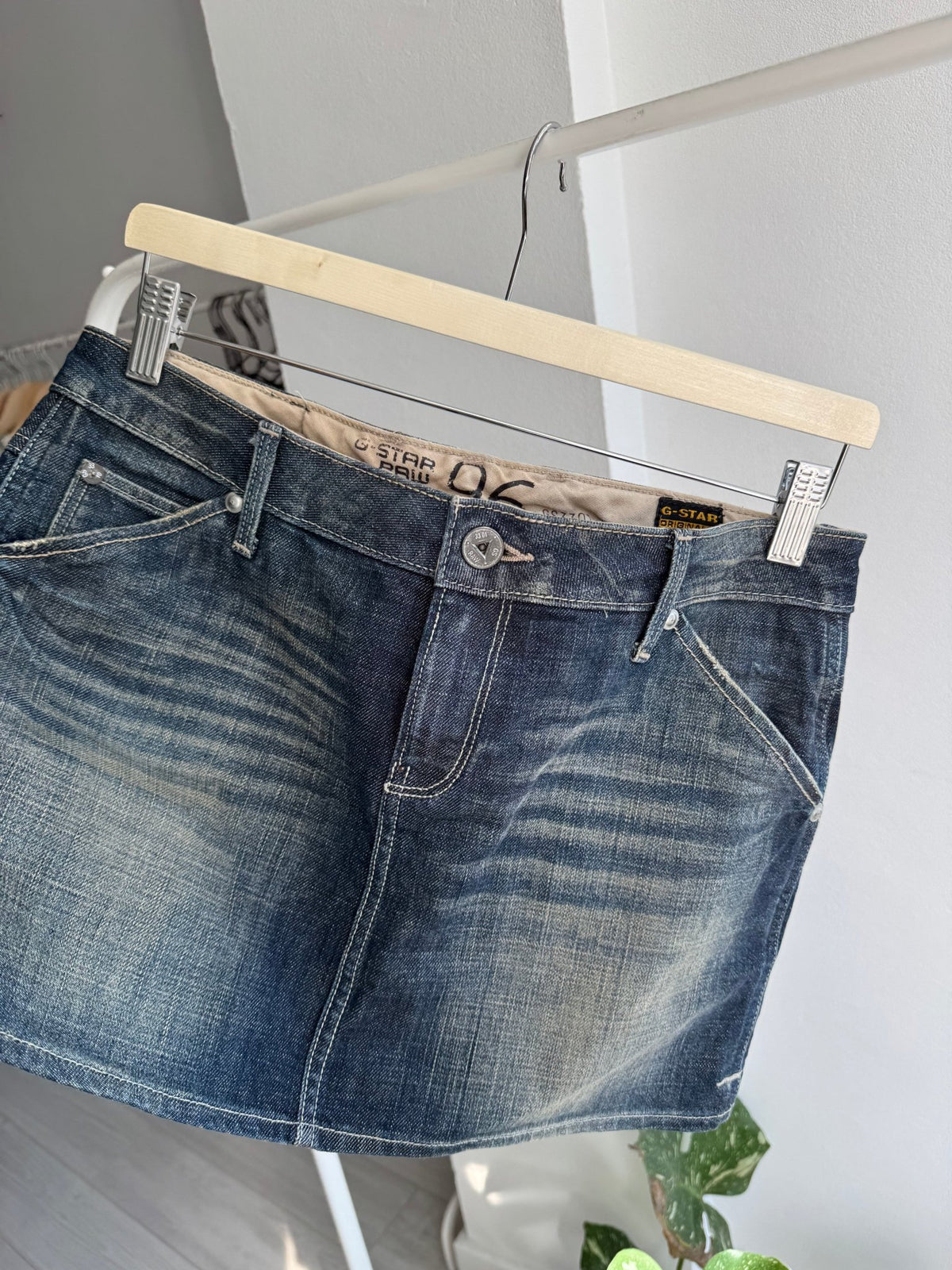 ☀️ Fustă Mini Buckleback Y2K G-Star Raw – US 29 Damă (M) - anbracaminte