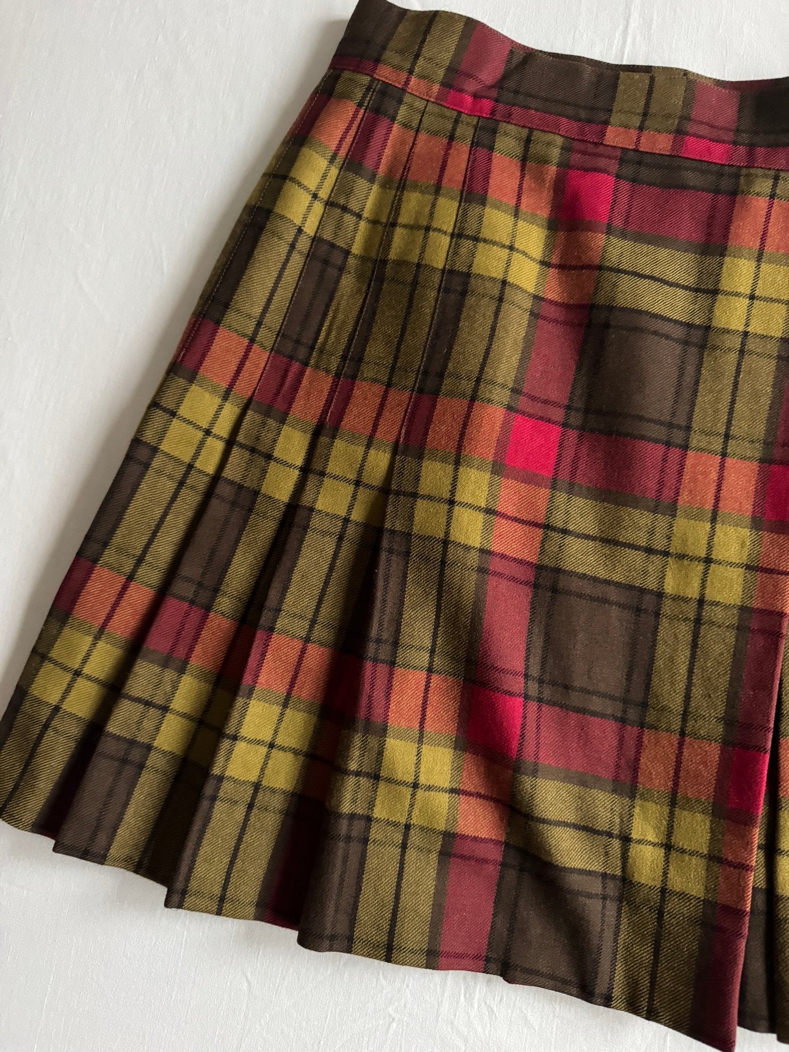 🧶 Fustă plaid vintage – mărime IT 42 (S) - anbracaminte