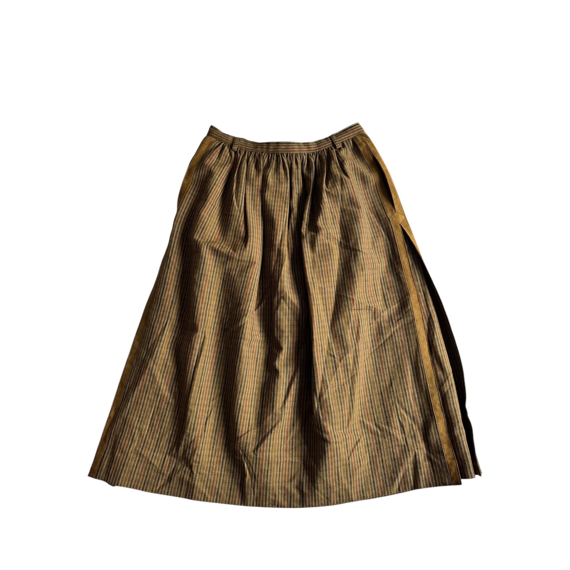 🧵 Fustă Vintage 60’s - 70’s / Carouri / Loro Piana Fabric (Mărime 38 - M) - anbracaminte