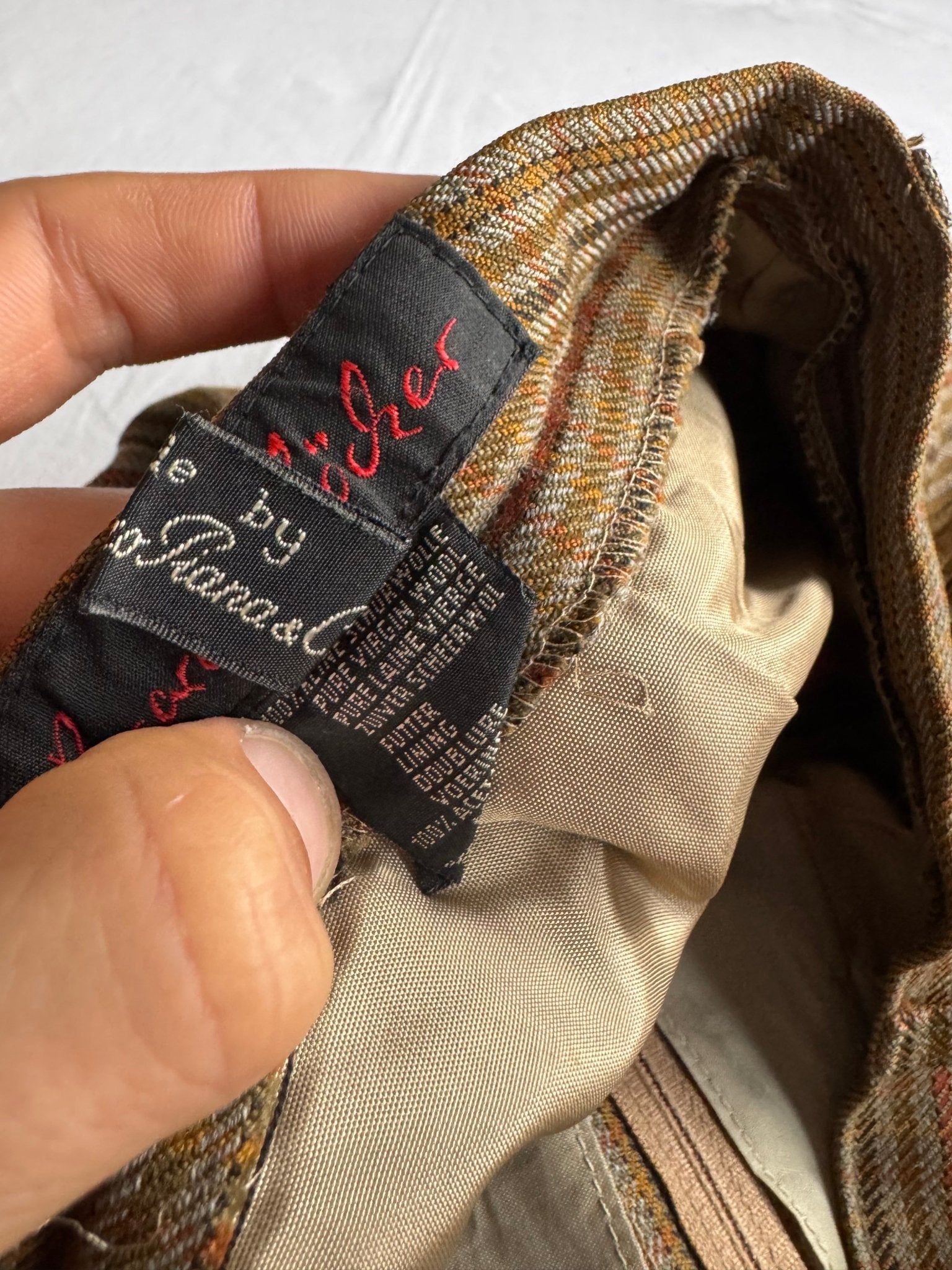 🧵 Fustă Vintage 60’s - 70’s / Carouri / Loro Piana Fabric (Mărime 38 - M) - anbracaminte