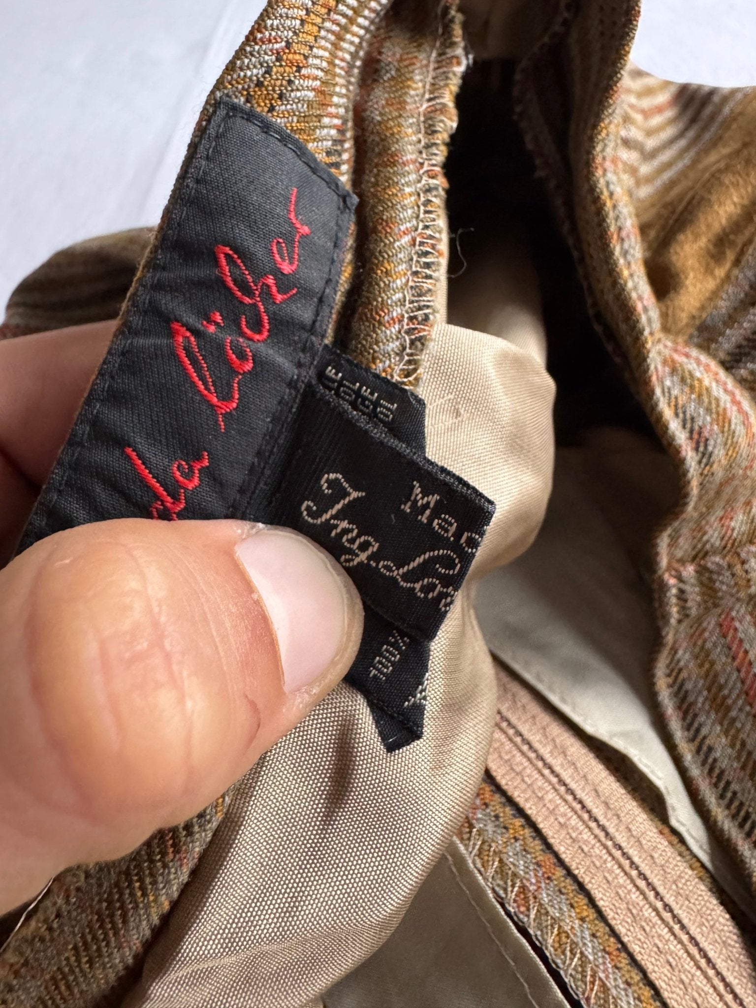 🧵 Fustă Vintage 60’s - 70’s / Carouri / Loro Piana Fabric (Mărime 38 - M) - anbracaminte