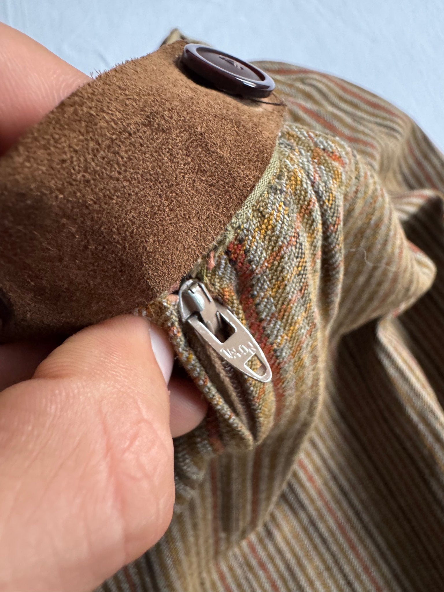 🧵 Fustă Vintage 60’s - 70’s / Carouri / Loro Piana Fabric (Mărime 38 - M) - anbracaminte