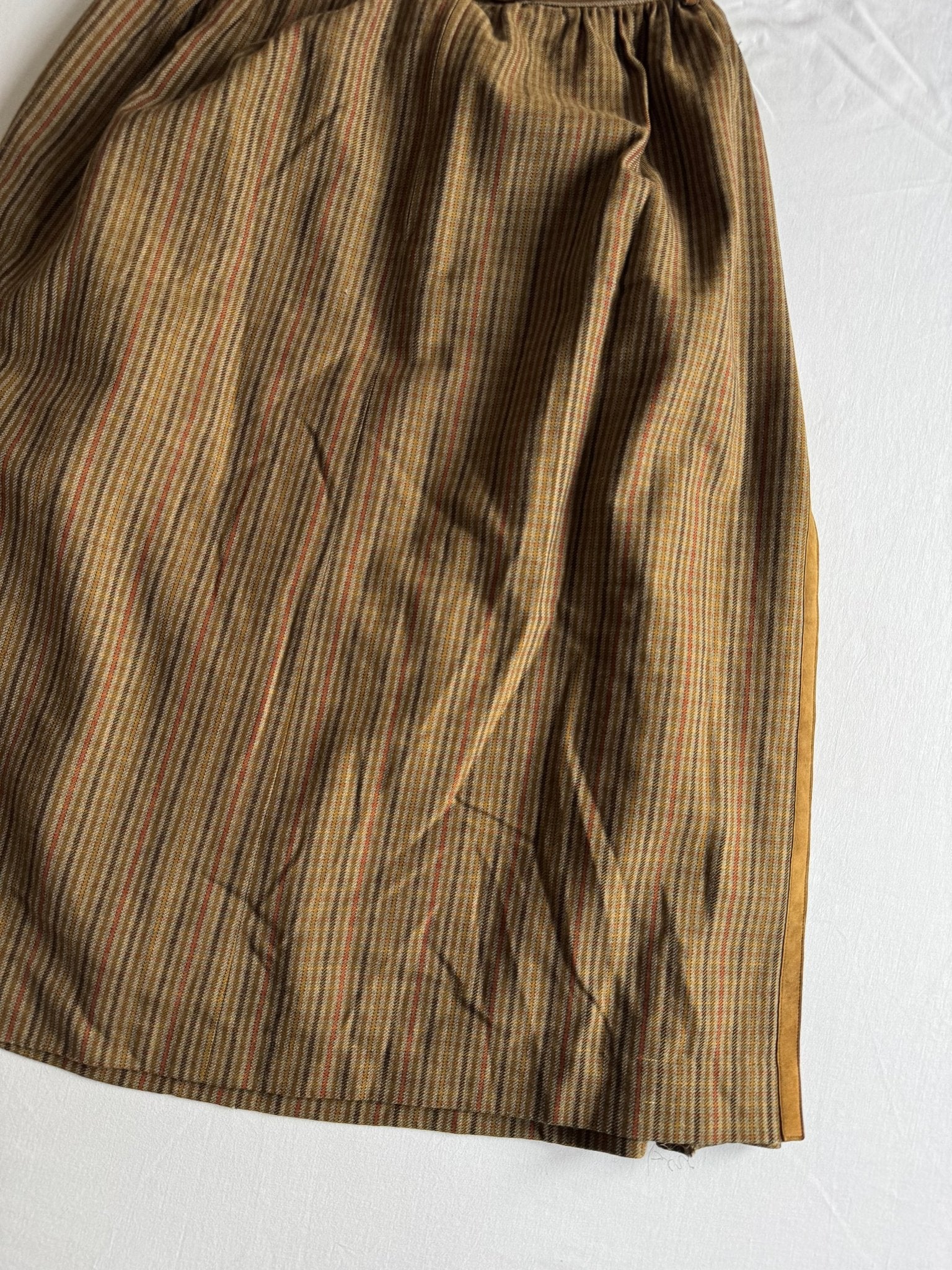 🧵 Fustă Vintage 60’s - 70’s / Carouri / Loro Piana Fabric (Mărime 38 - M) - anbracaminte