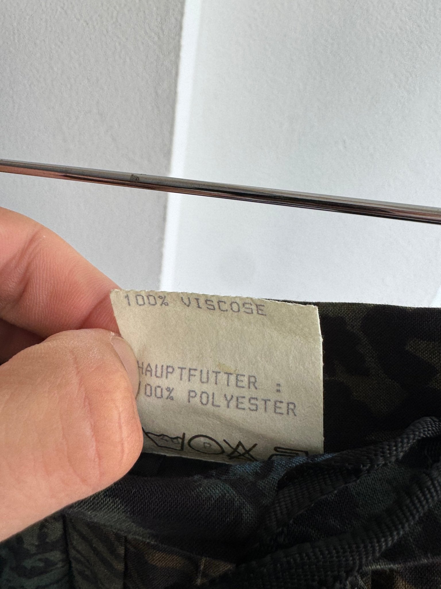 🐆 Fustă Vintage Animal Print – 100% Vâscoză – EU 38 (M) – Made in West Germany - anbracaminte
