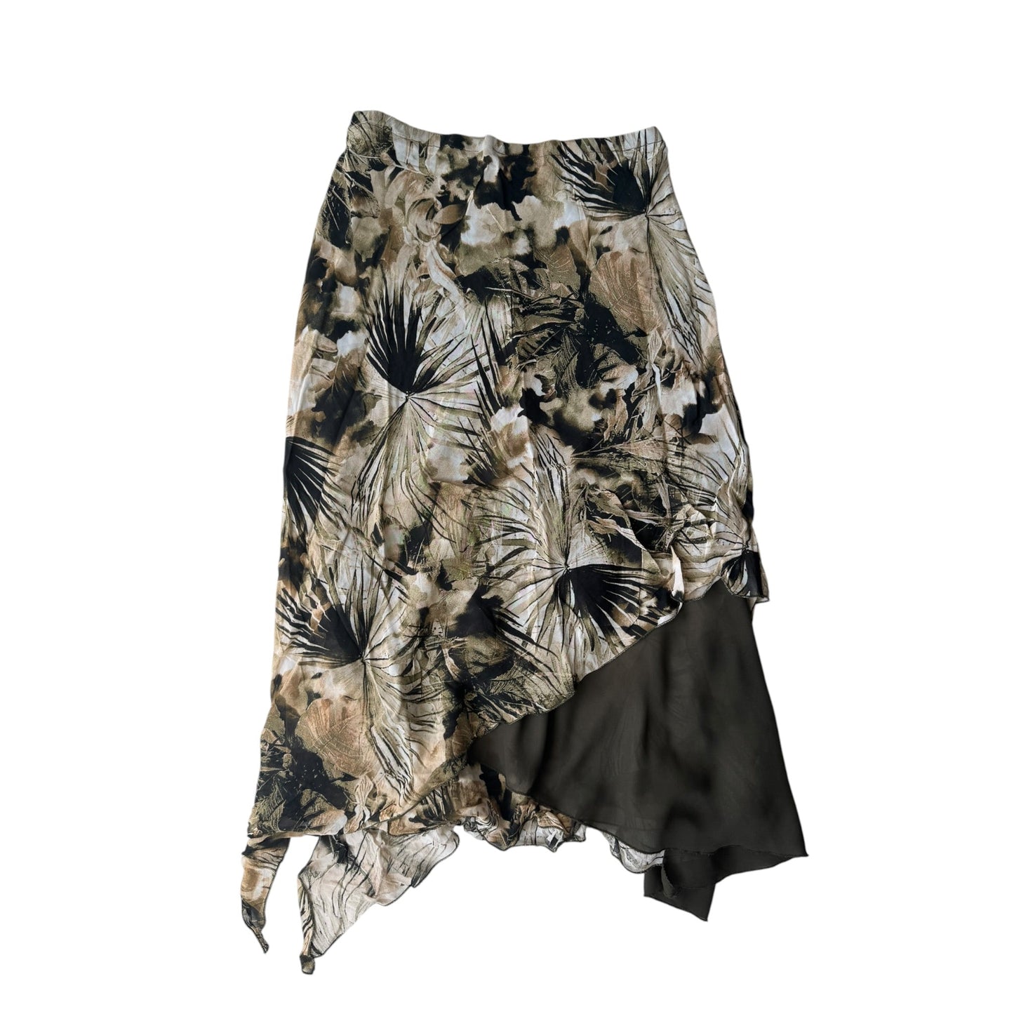 ✨ Fustă Vintage Asimetrică Printed – S/M Damă – Made in Italy - anbracaminte
