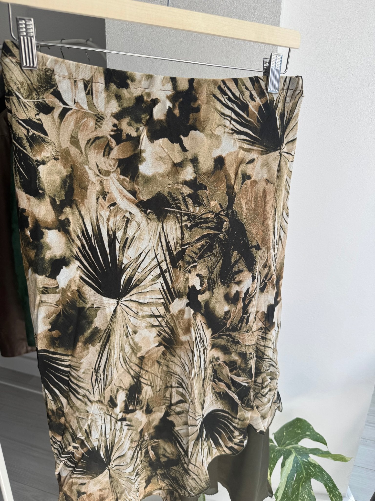 ✨ Fustă Vintage Asimetrică Printed – S/M Damă – Made in Italy - anbracaminte