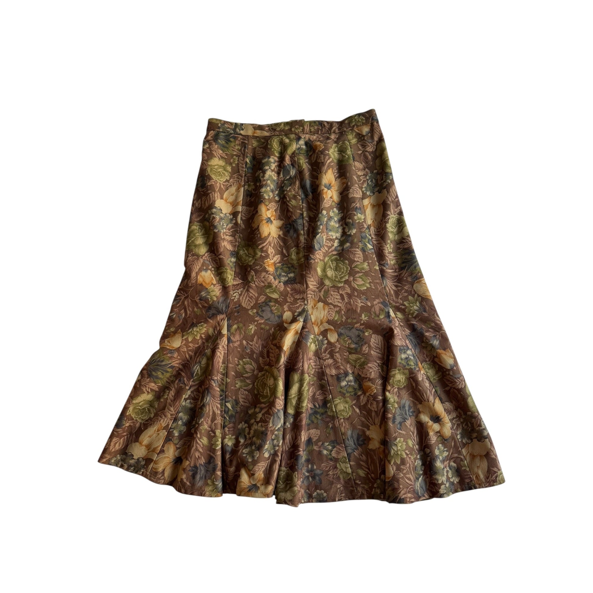 💐 Fustă Vintage cu Imprimeu Floral – aprox. M - anbracaminte