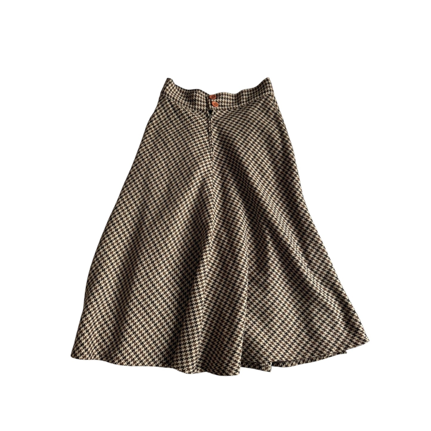🧵 Fustă Vintage cu Pattern Houndstooth (Mărime IT 44 - L) - anbracaminte