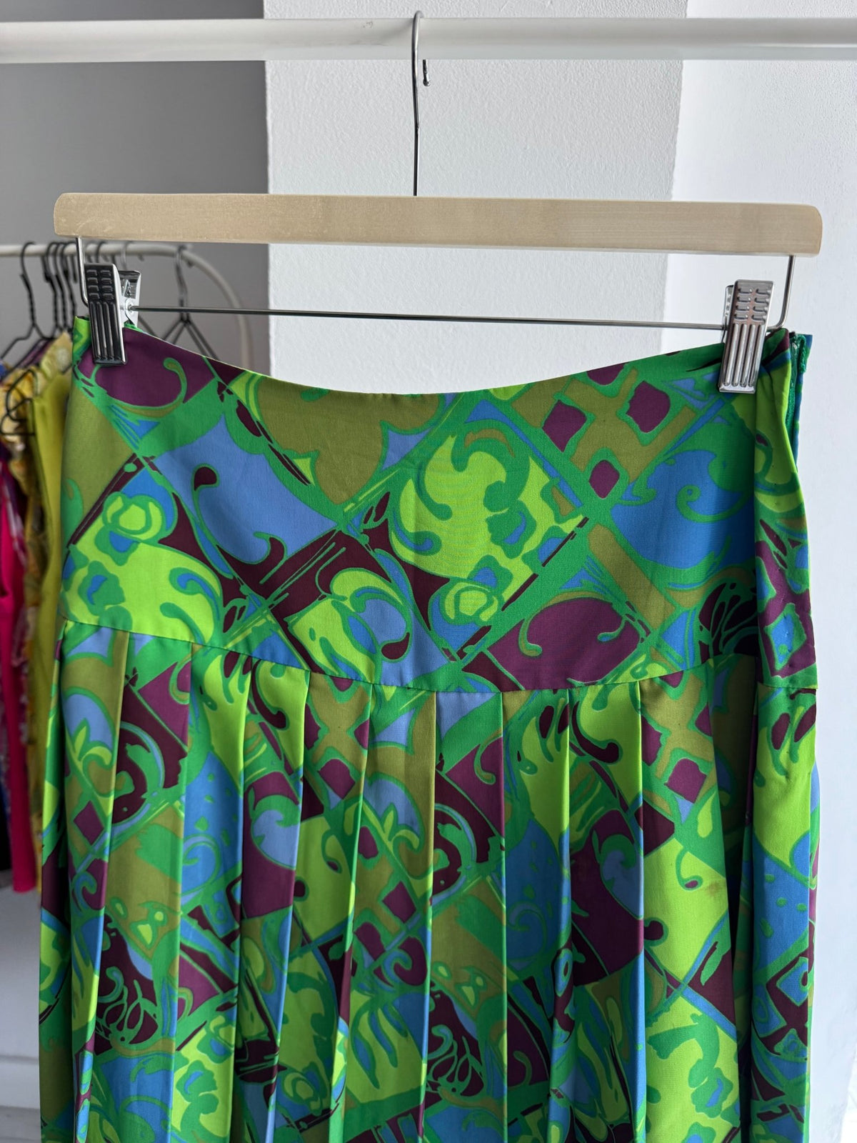 ☀️ Fustă Vintage cu Print – IT 46 Damă (L) - anbracaminte
