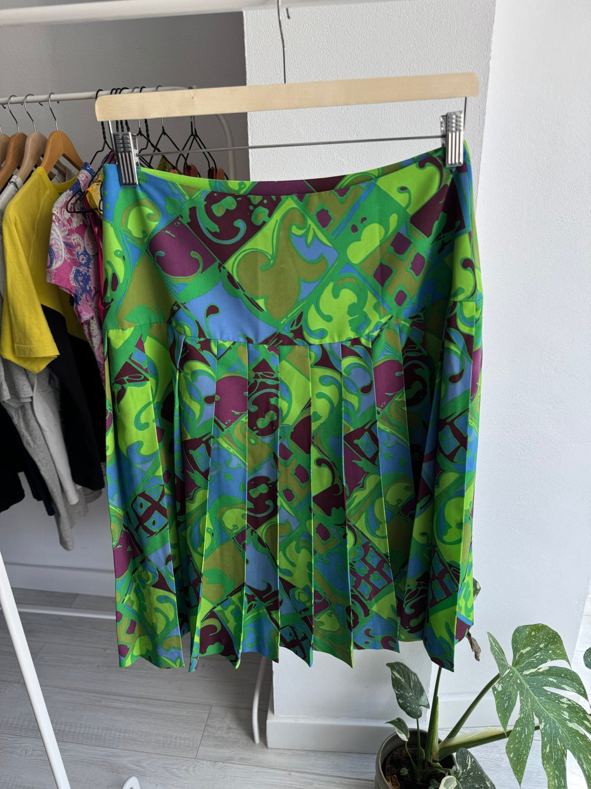 ☀️ Fustă Vintage cu Print – IT 46 Damă (L) - anbracaminte