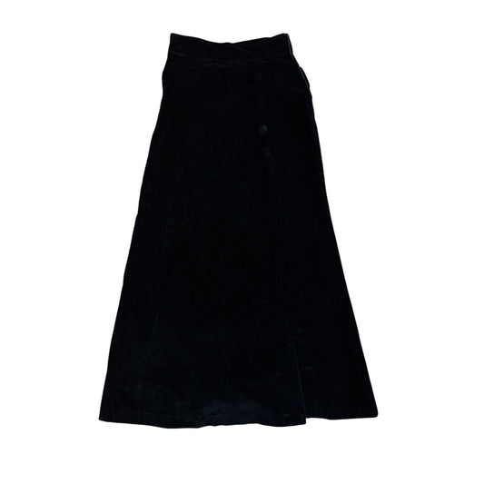 🐈‍⬛ Fustă Vintage din Catifea Neagră – XS / S (IT 40) - anbracaminte