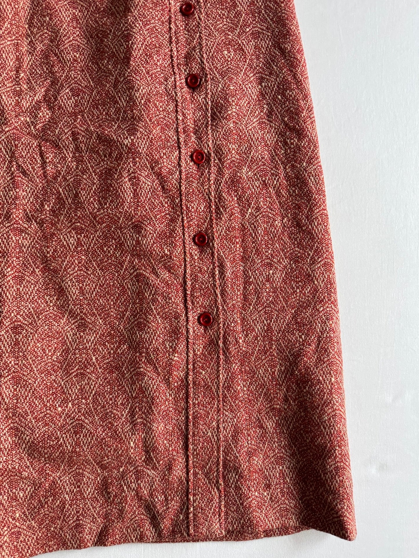 🧵 Fustă Vintage din Lână cu Curea (Mărime IT 46 – L) - anbracaminte