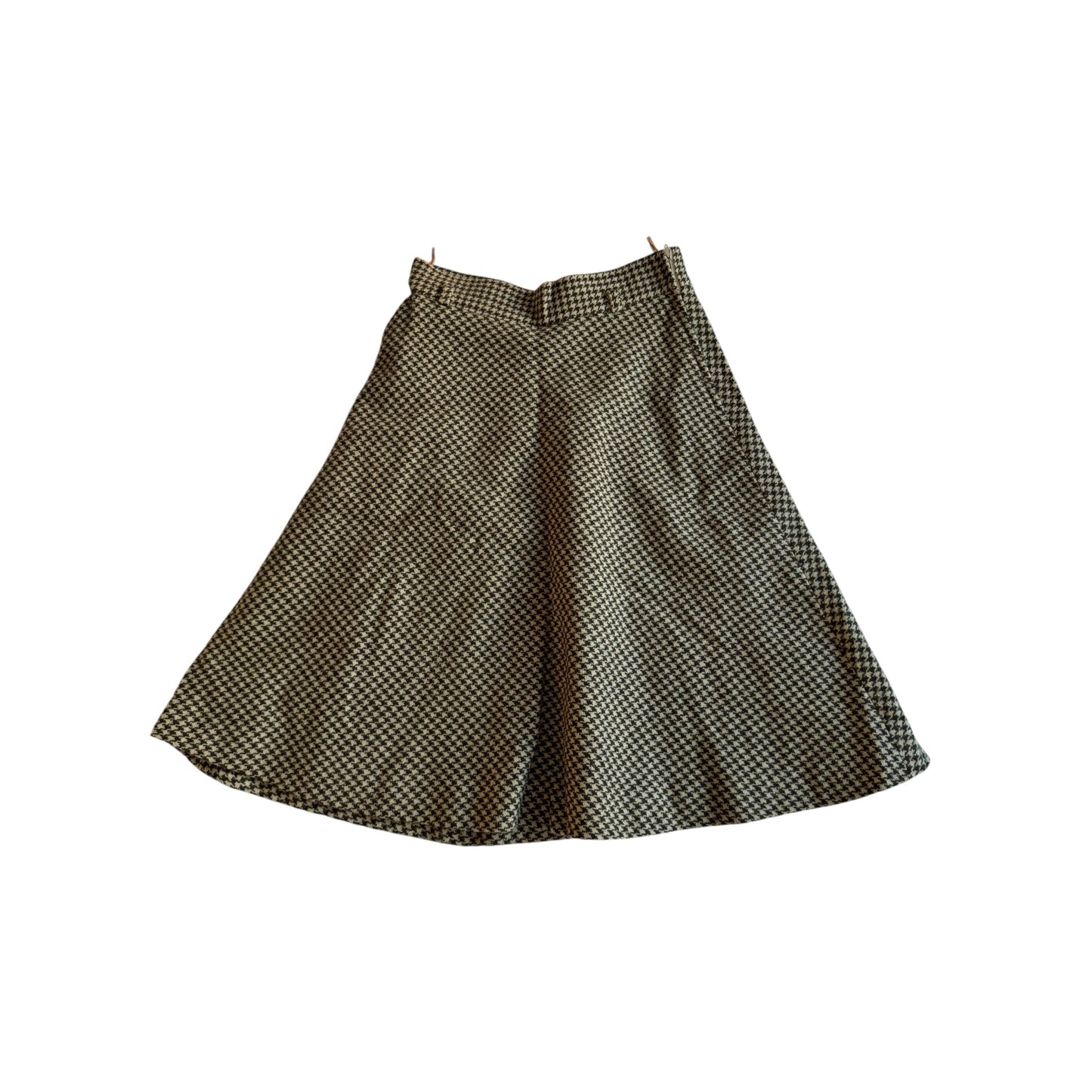 👩 Fustă Vintage din Lână cu Model Houndstooth – aprox. XS - anbracaminte