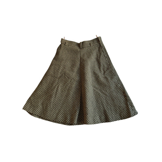 👩 Fustă Vintage din Lână cu Model Houndstooth – aprox. XS - anbracaminte