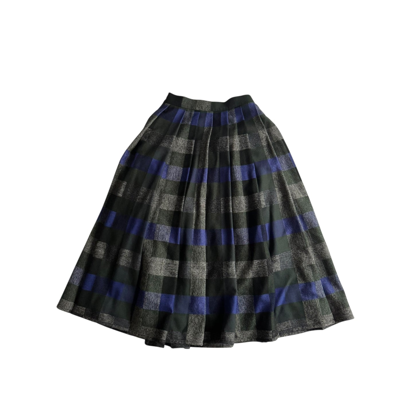 🧵 Fustă Vintage din Lână cu Model Plaid (Mărime IT 40 – S) - anbracaminte