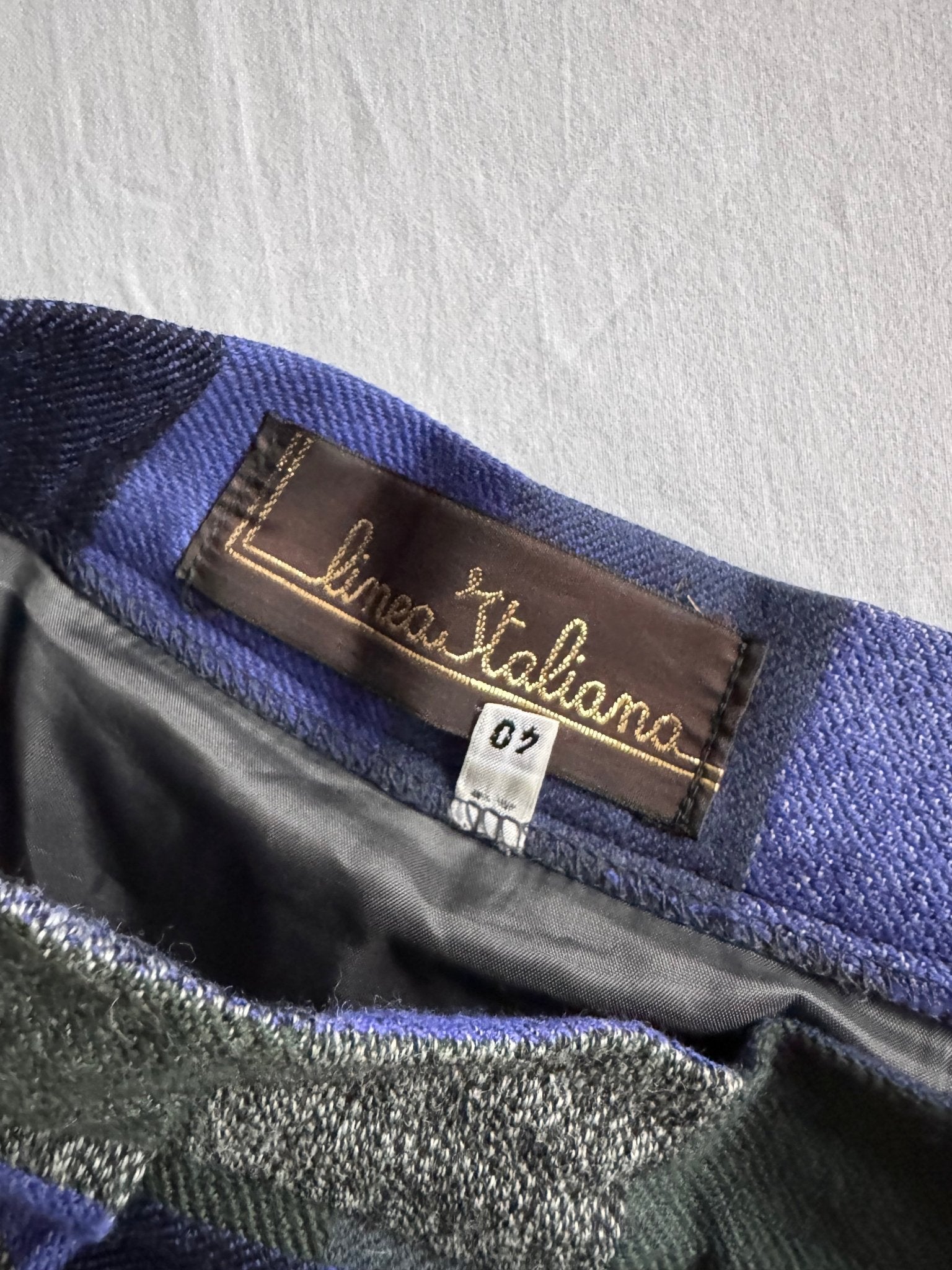 🧵 Fustă Vintage din Lână cu Model Plaid (Mărime IT 40 – S) - anbracaminte