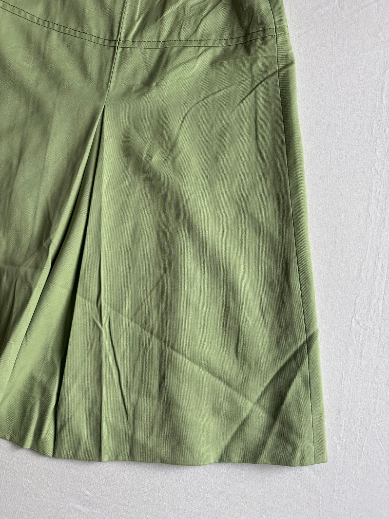 🍵 Fustă Vintage din Lână – Verde Fistic – Marimea M - anbracaminte