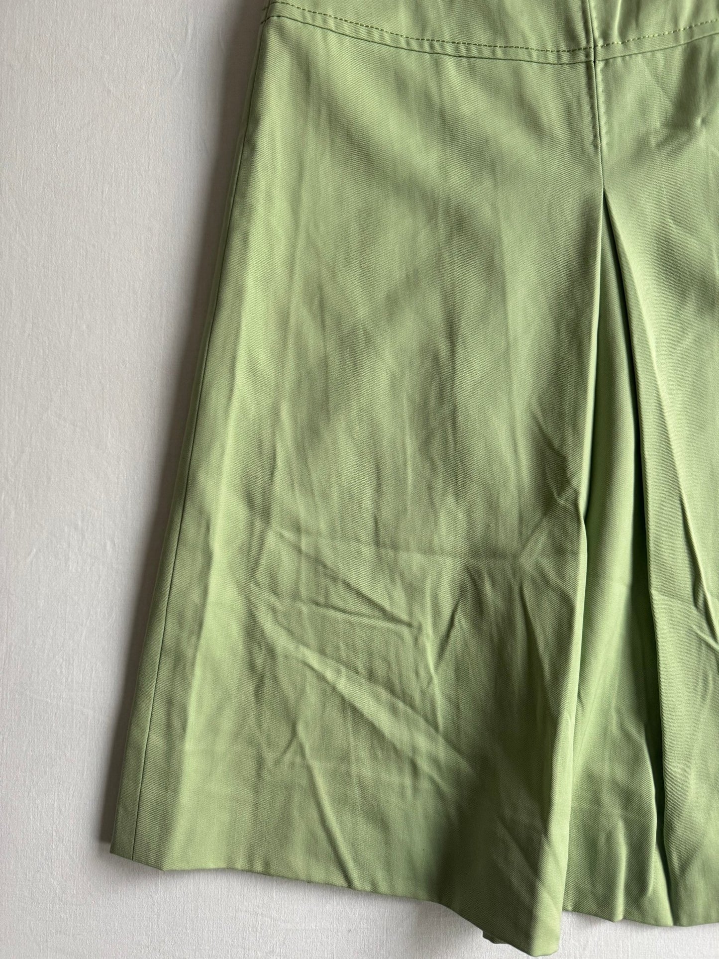 🍵 Fustă Vintage din Lână – Verde Fistic – Marimea M - anbracaminte