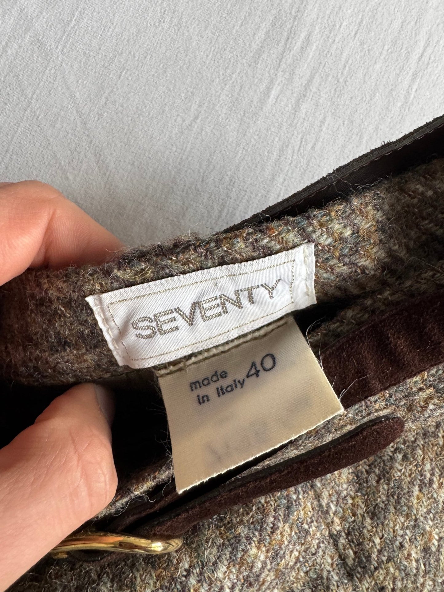 ☕️ Fustă Vintage din Lână – XS (IT 40) - anbracaminte