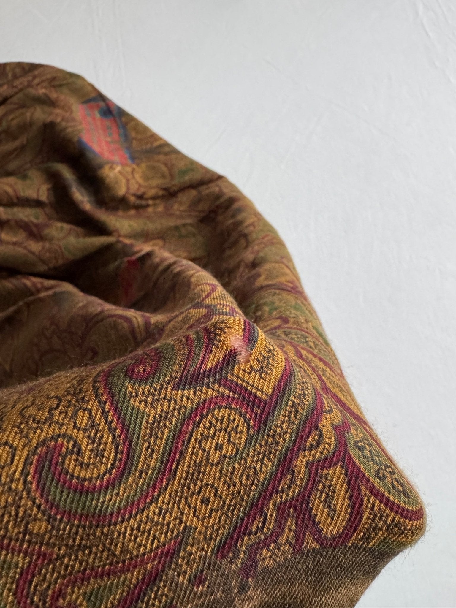 👗 Fustă Vintage Escada din Lână Virgină & Mătase cu Imprimeu Paisley și Cai – EU 36 (S Femei) - anbracaminte