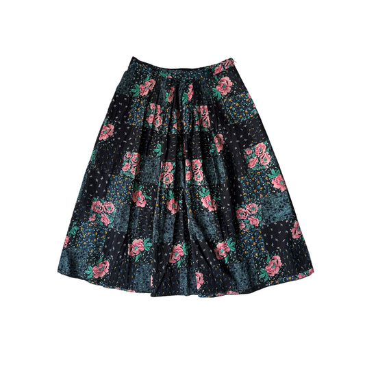 🌸 Fustă Vintage Floral – EU 38 (M Damă) - anbracaminte