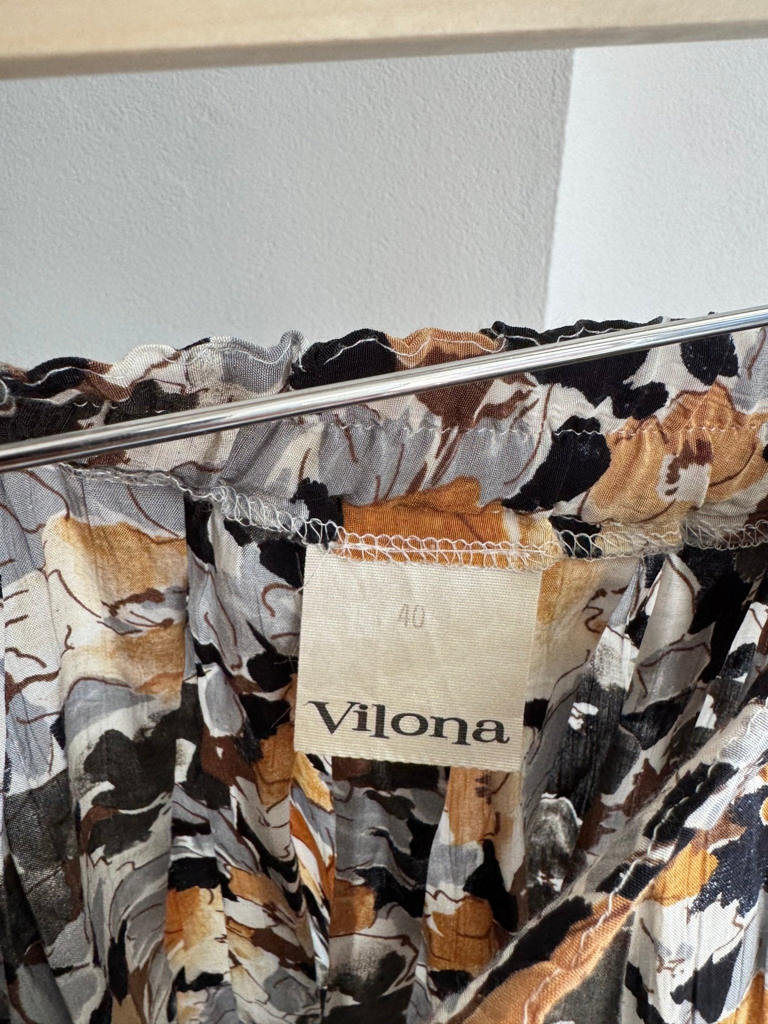 🌸 Fustă Vintage Floral – EU 40 (M/L Damă) - anbracaminte