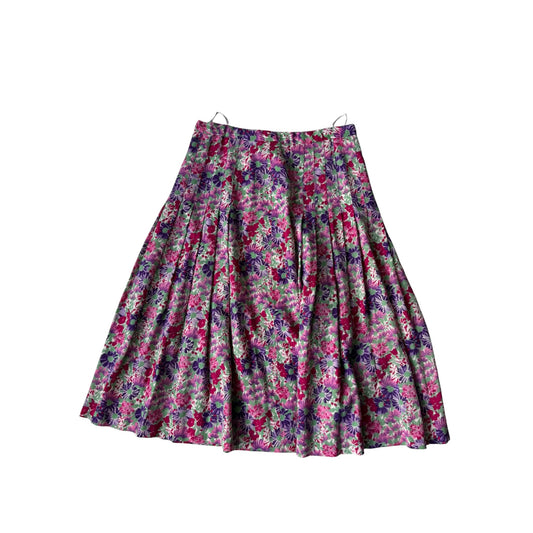 🌸 Fustă Vintage Floral – M Damă - anbracaminte