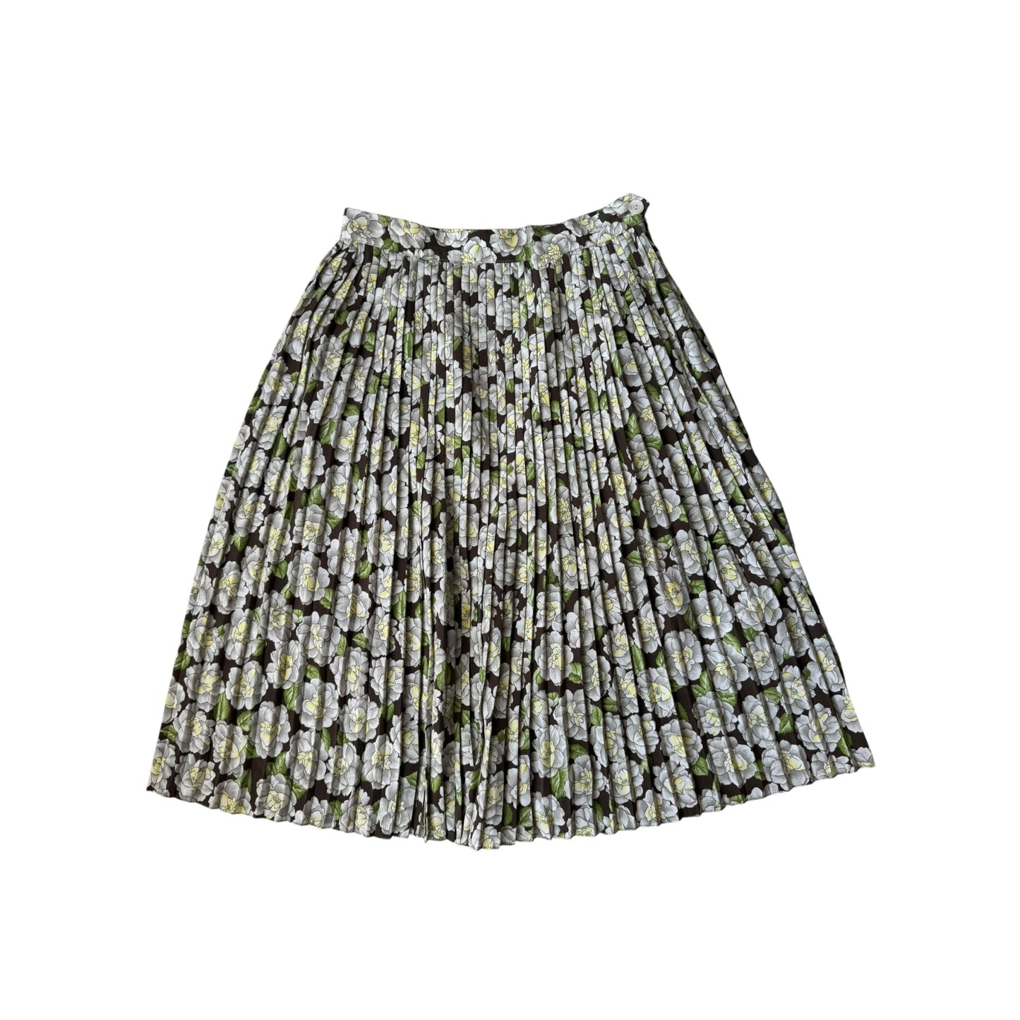 ✨ Fustă Vintage Floral Plisată – S/M Damă - anbracaminte