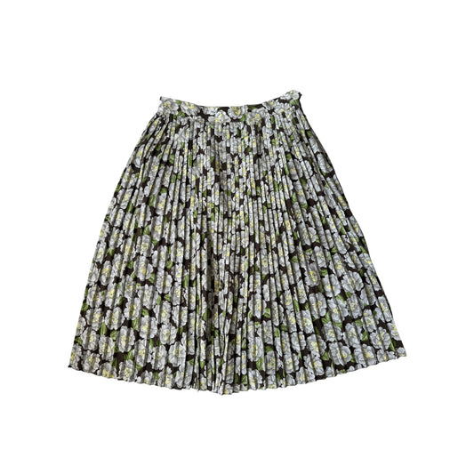 ✨ Fustă Vintage Floral Plisată – S/M Damă - anbracaminte