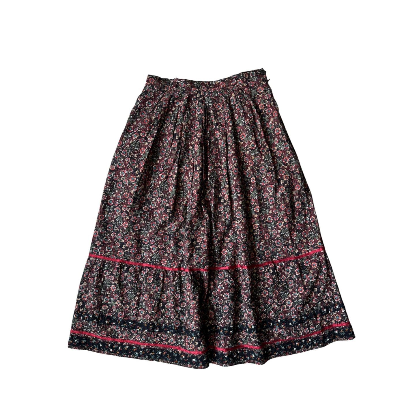 🌸 Fustă Vintage Floral Printed – EU 38 (S/M Damă) - anbracaminte