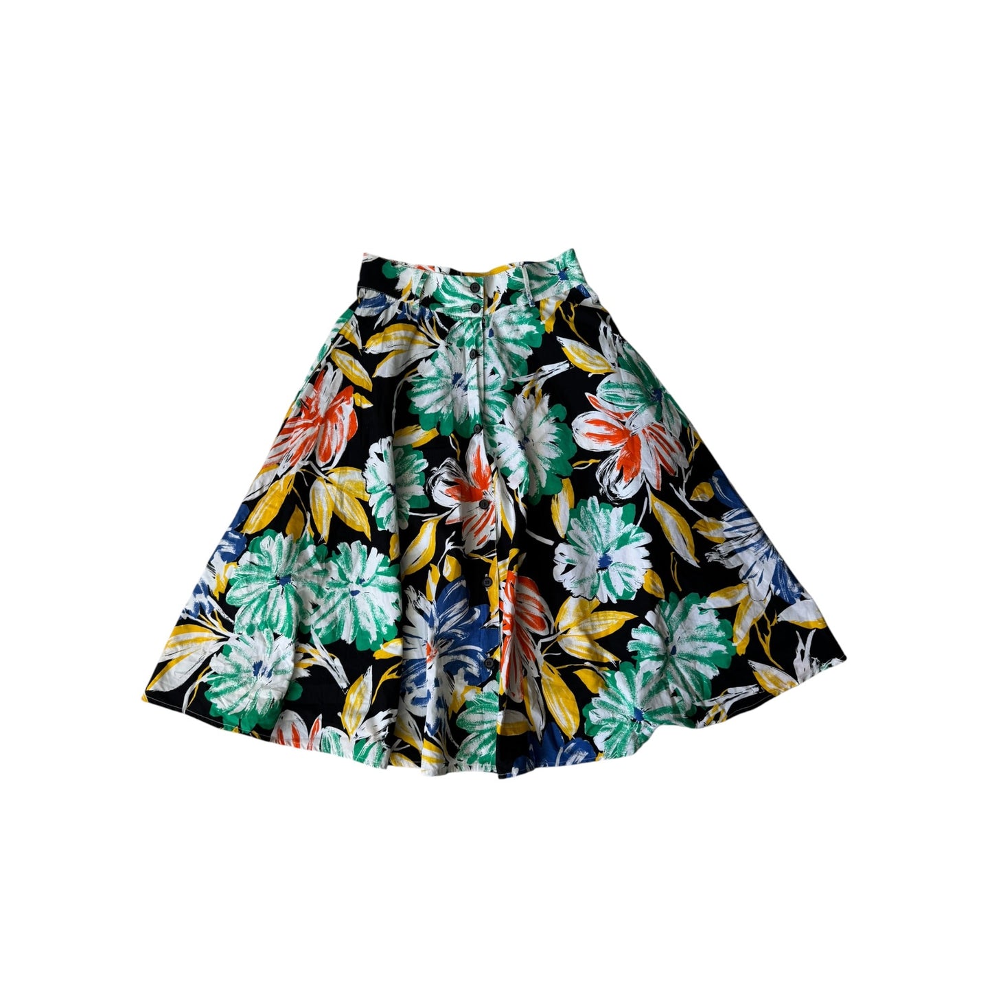 🌸 Fustă Vintage Floral Printed – IT 46 (L) – Made in Italy - anbracaminte