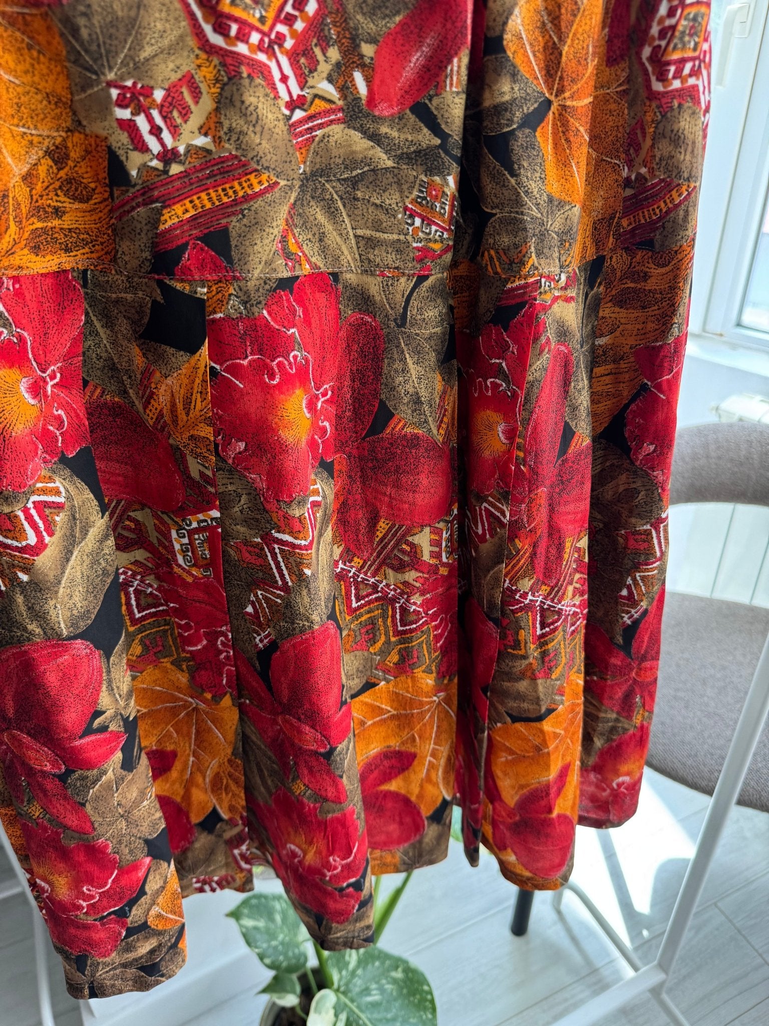 🌸 Fustă Vintage Floral Printed – XS/S Damă - anbracaminte