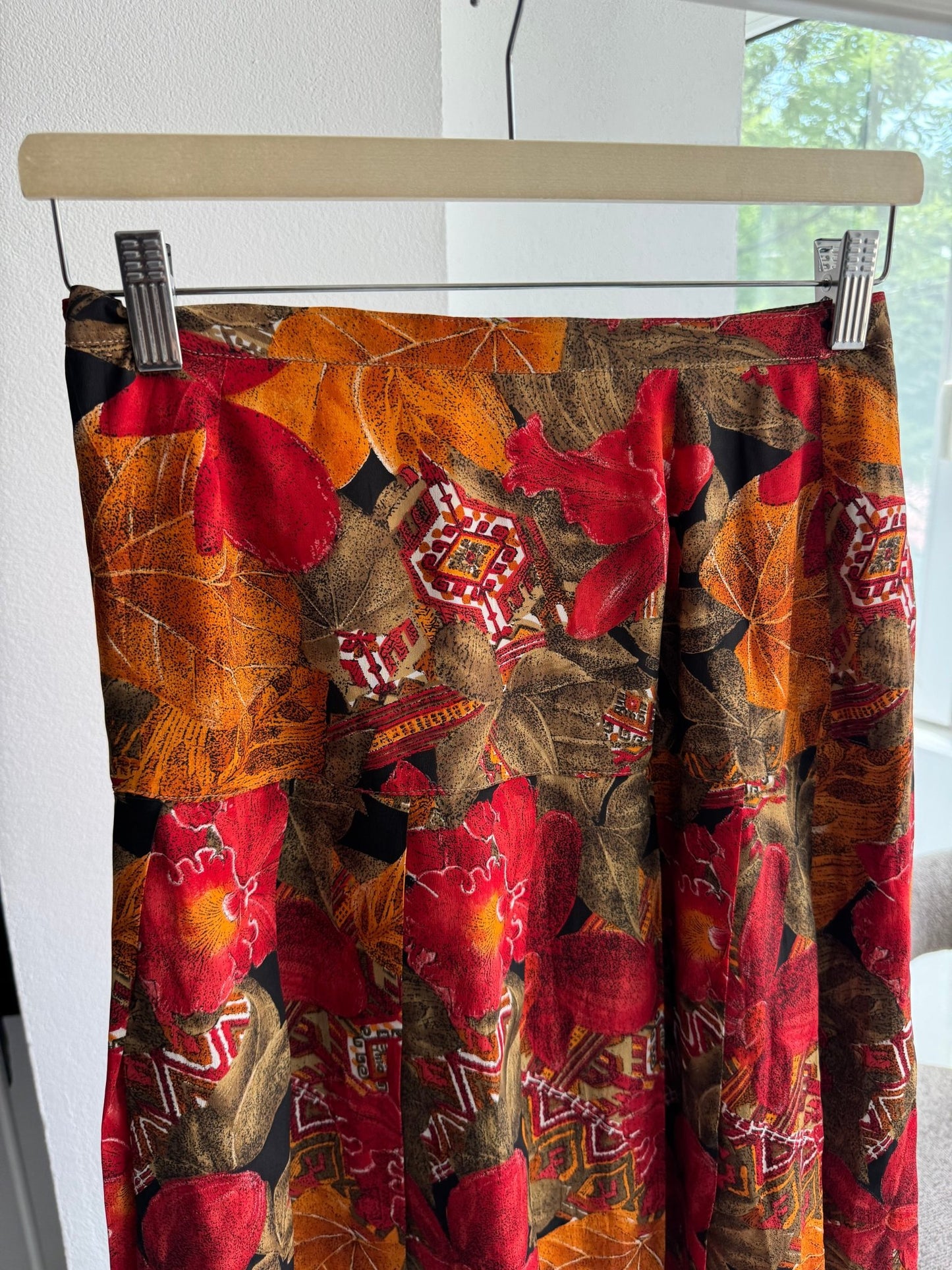 🌸 Fustă Vintage Floral Printed – XS/S Damă - anbracaminte
