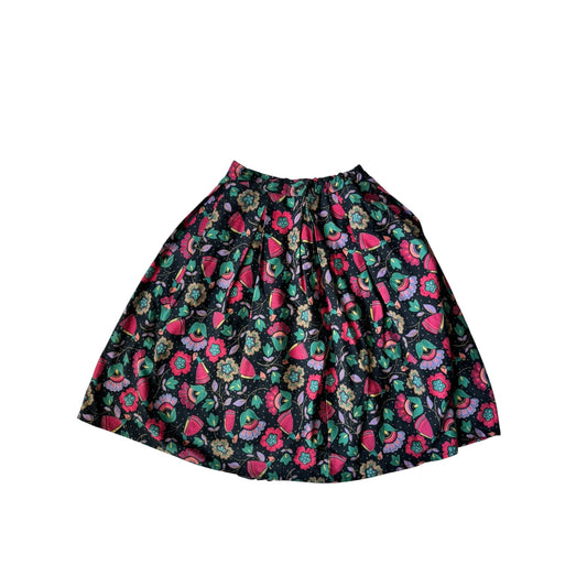 🌸 Fustă Vintage Floral Printed – XS/S Damă - anbracaminte