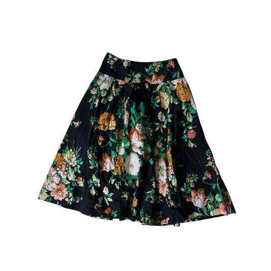 🌸 Fustă Vintage Floral – S Damă - anbracaminte