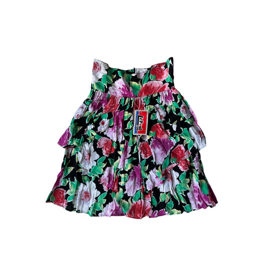 🌸 Fustă Vintage Floral – S Damă – Made in Italy – New With Tags - anbracaminte