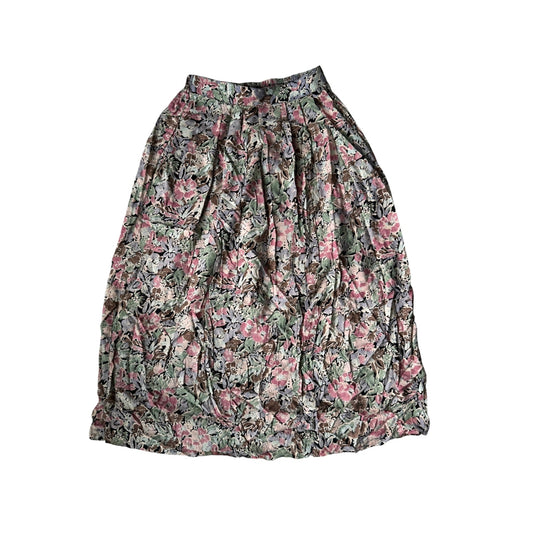🌸 Fustă Vintage Floral – US 8 (M) – Made in USA - anbracaminte