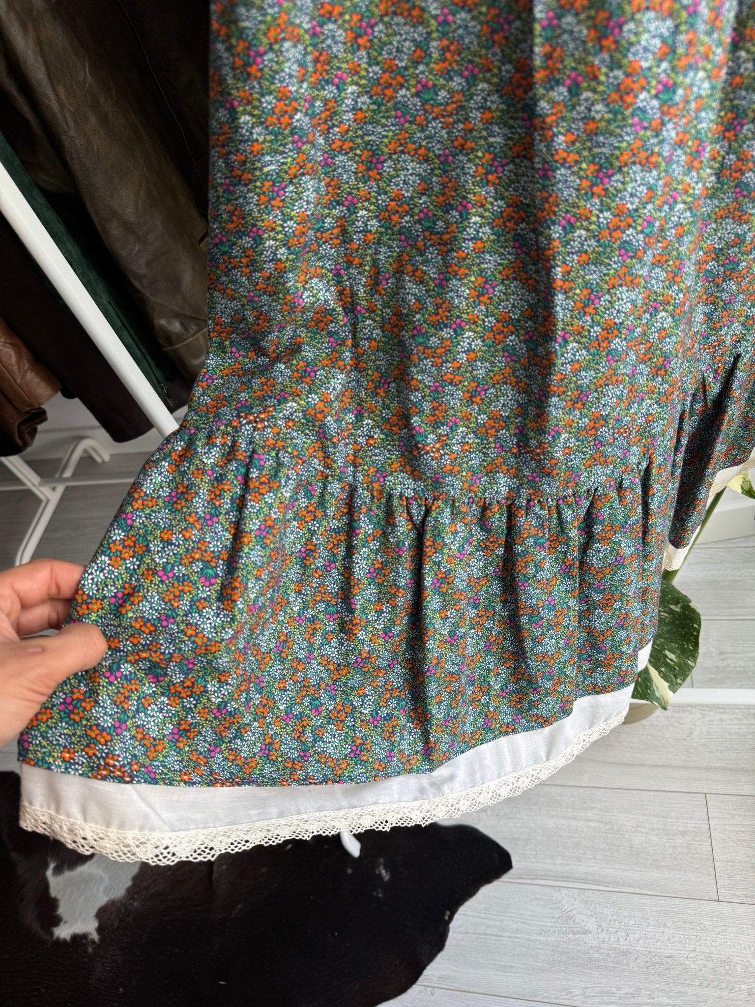 🌸 Fustă Vintage Floral – XS/S Damă – Made in Italy - anbracaminte