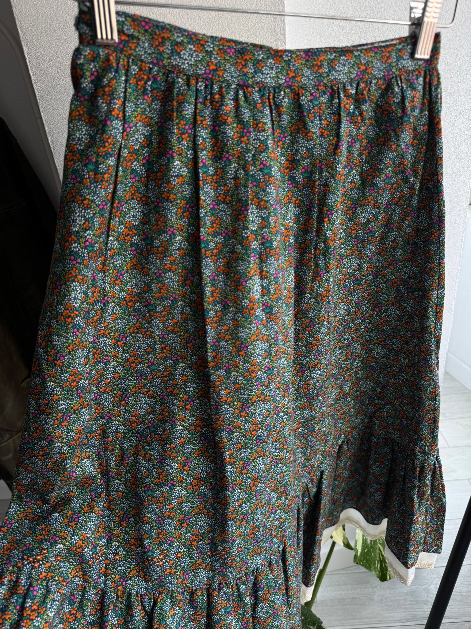 🌸 Fustă Vintage Floral – XS/S Damă – Made in Italy - anbracaminte