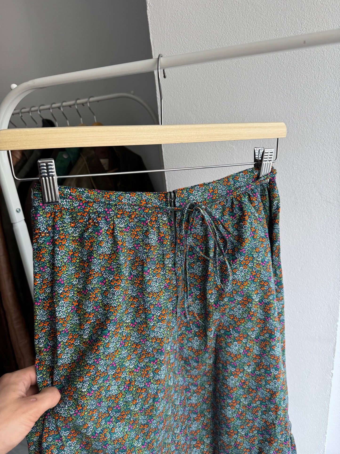 🌸 Fustă Vintage Floral – XS/S Damă – Made in Italy - anbracaminte