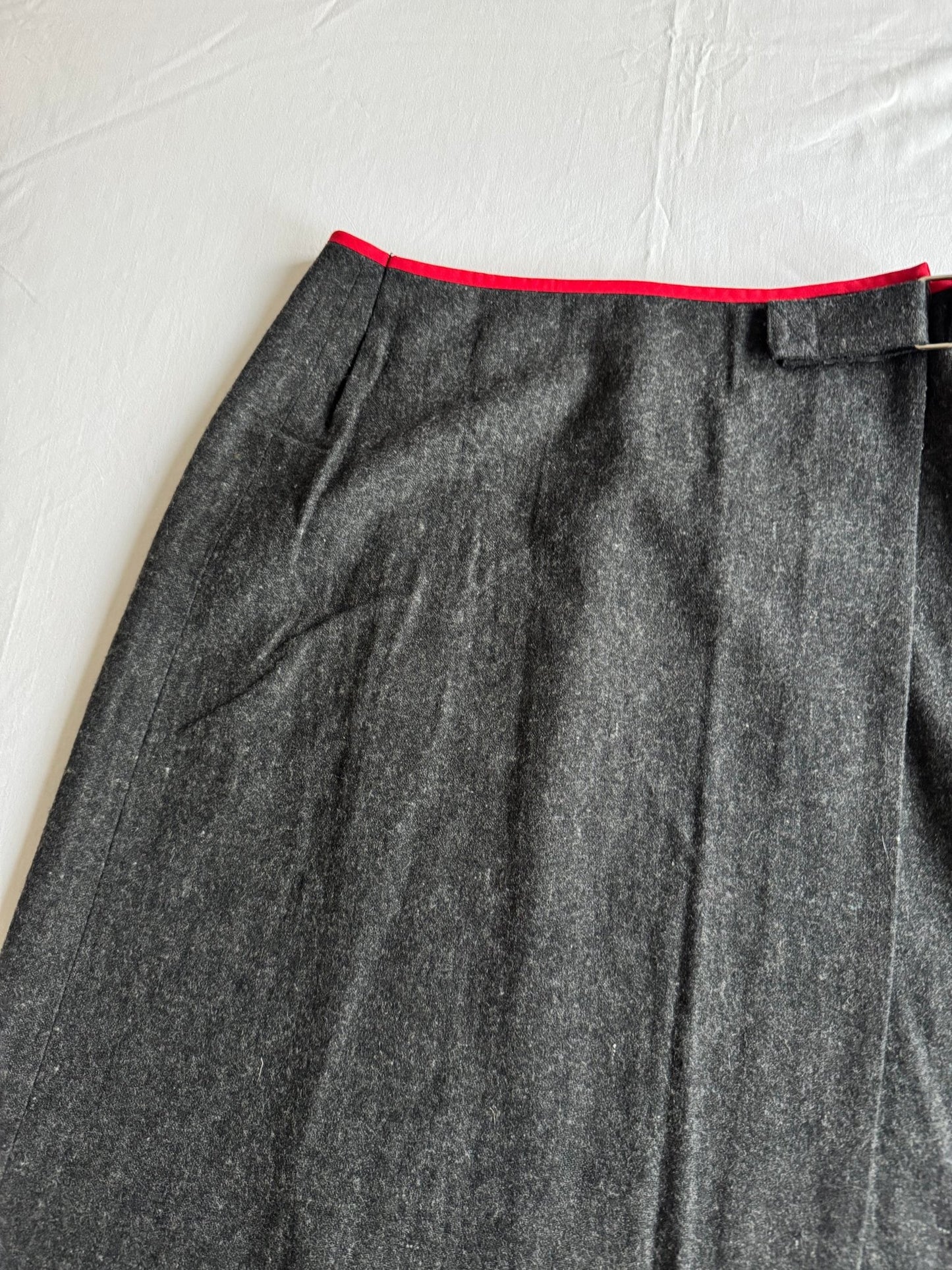 🧵 Fustă Vintage Gri (Mărime EU 36 – S) - anbracaminte