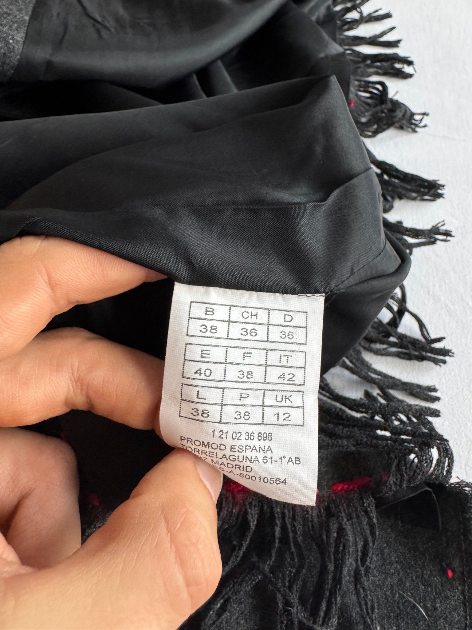 🧵 Fustă Vintage Gri (Mărime EU 36 – S) - anbracaminte