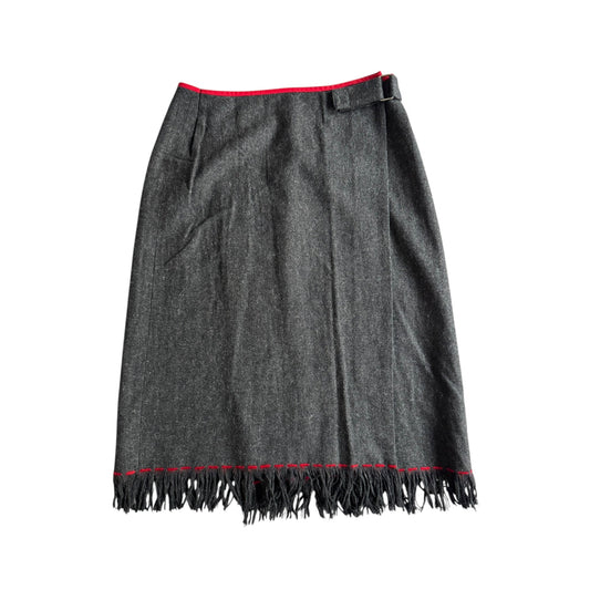 🧵 Fustă Vintage Gri (Mărime EU 36 – S) - anbracaminte