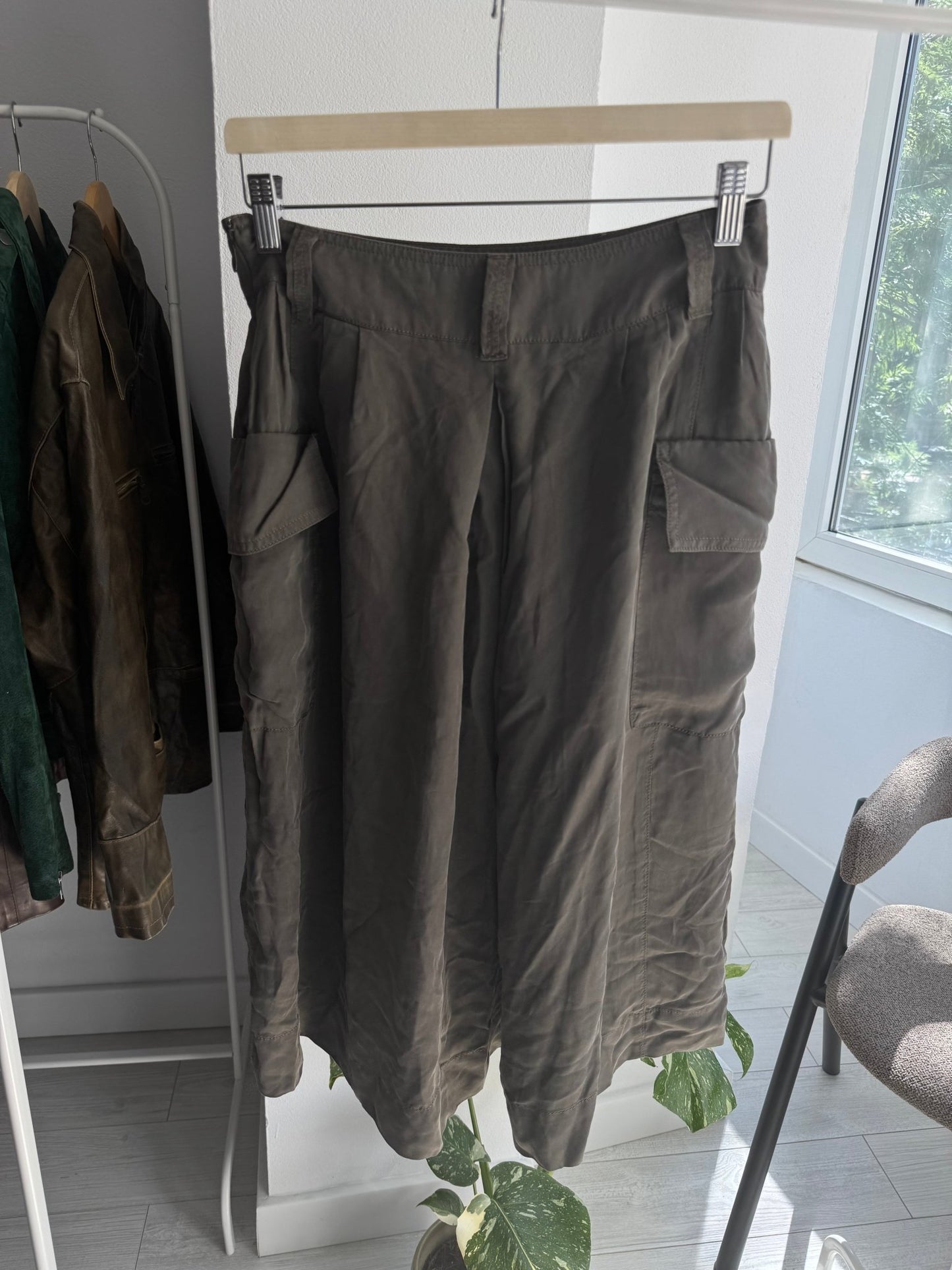 🪖 Fustă Vintage Henry Cotton’s cu Buzunare Cargo – IT 42 (S/M Damă) - anbracaminte