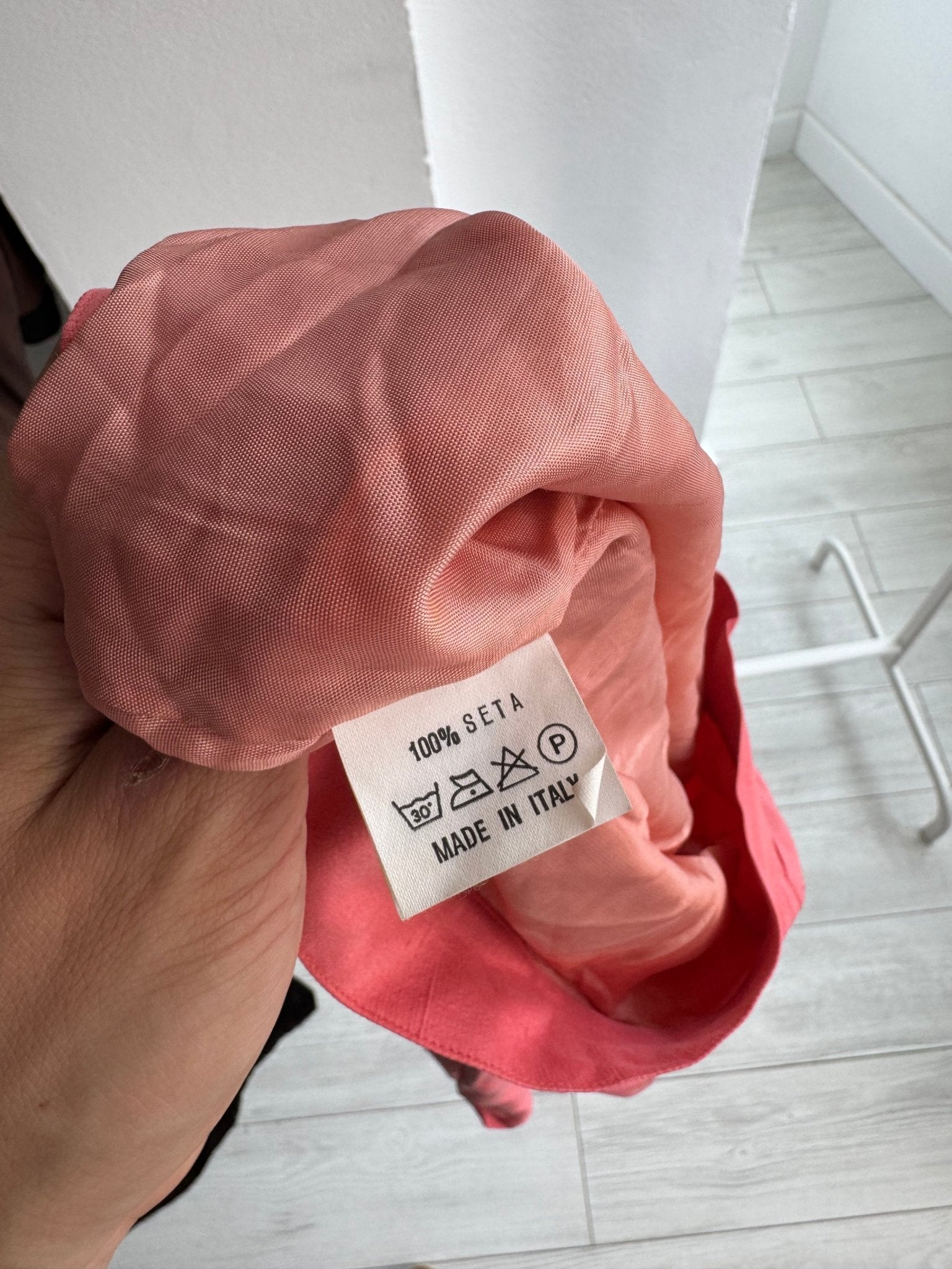 🌷 Fustă Vintage Pencil din Mătase – Made in Italy – XS/S Damă - anbracaminte