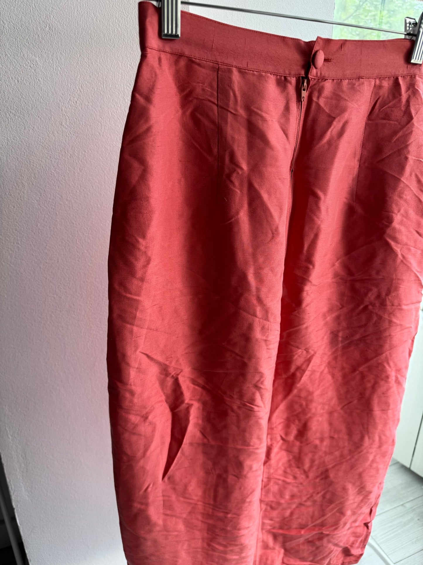 🌷 Fustă Vintage Pencil din Mătase – Made in Italy – XS/S Damă - anbracaminte