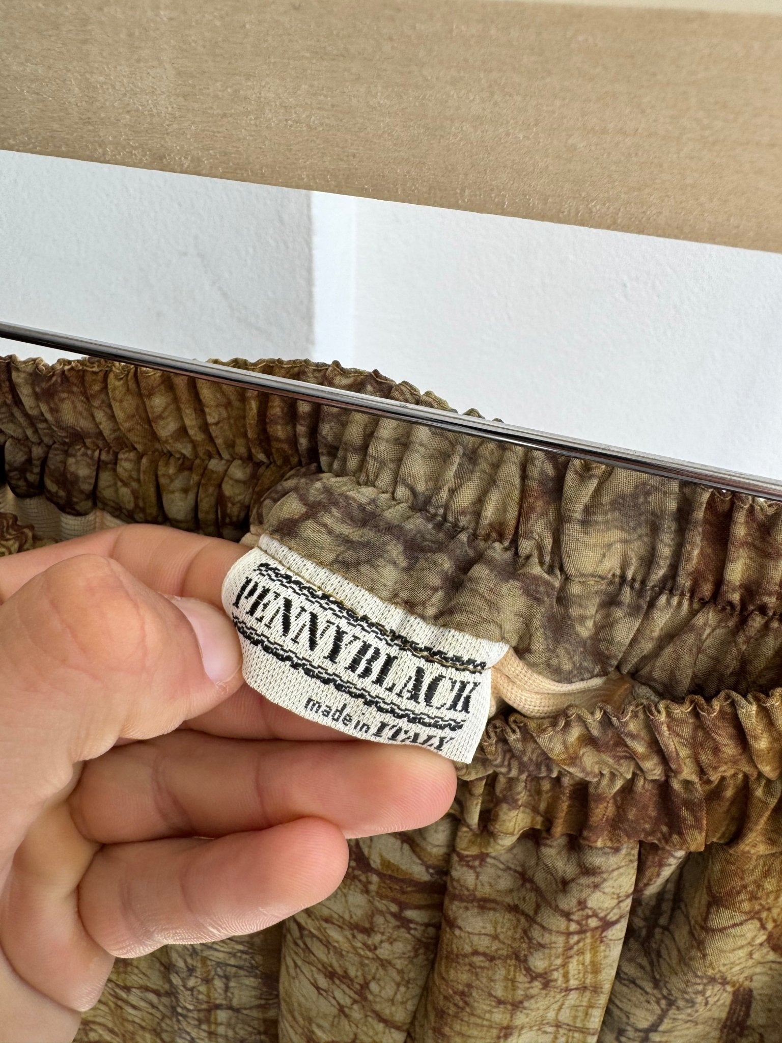 💚 Fustă Vintage Pennyblack Green Printed – EU 36 – Made in Italy - anbracaminte