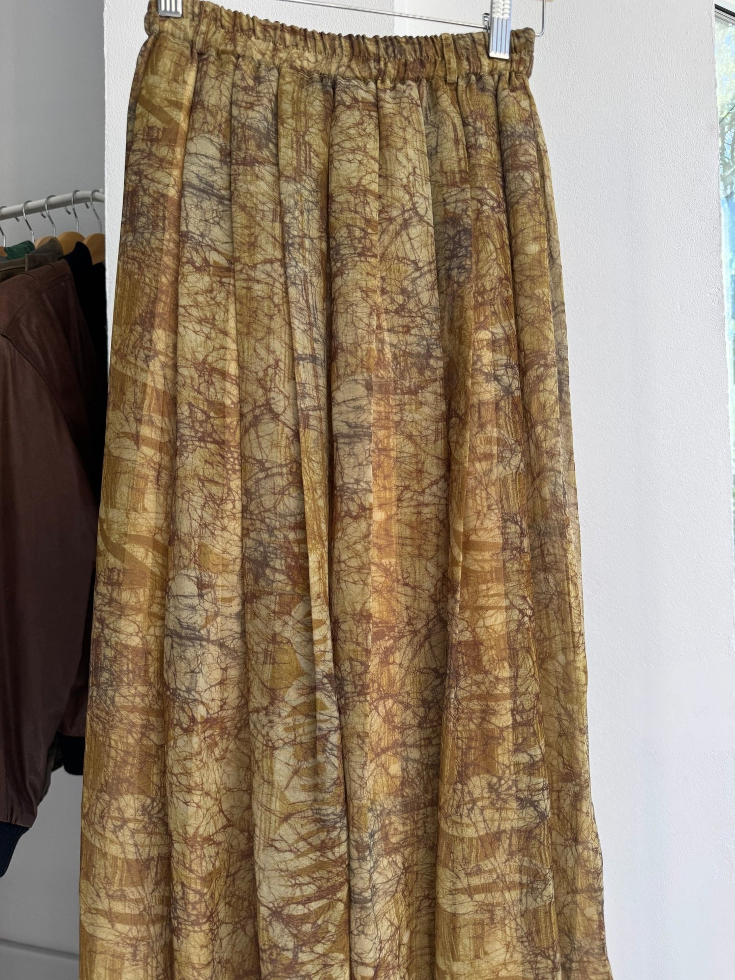 💚 Fustă Vintage Pennyblack Green Printed – EU 36 – Made in Italy - anbracaminte