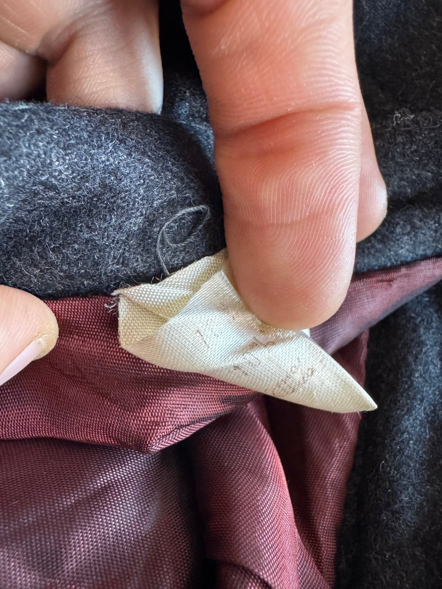 👩 Fustă Vintage Plisată din Lână Gri Închis – aprox. S - anbracaminte